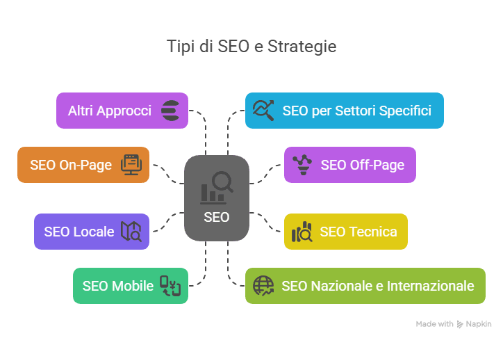 Mappa di quanti tipi di seo esistono